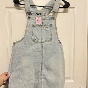 Light wash jean styled short dress- XS